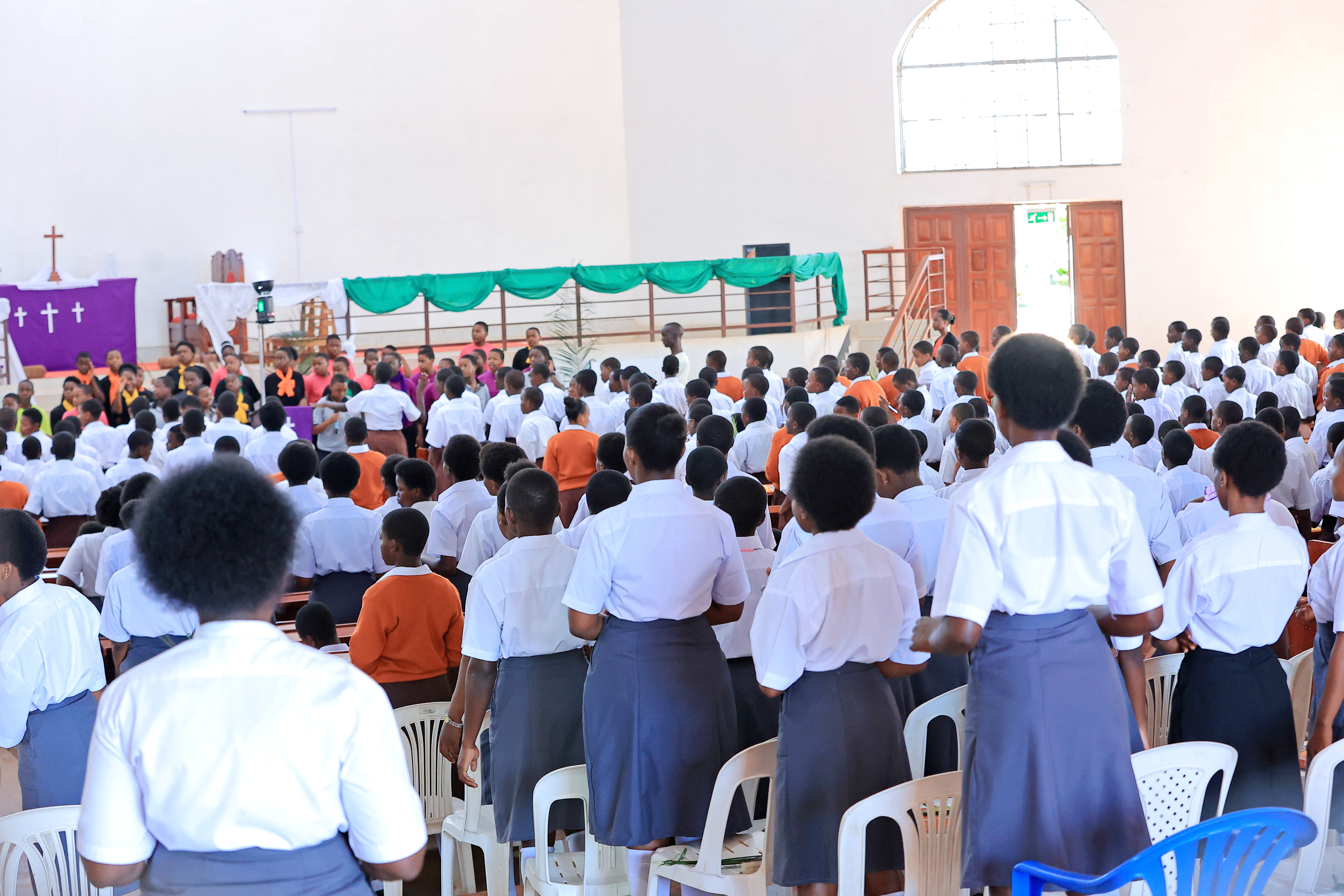 Kyebambe Girls students