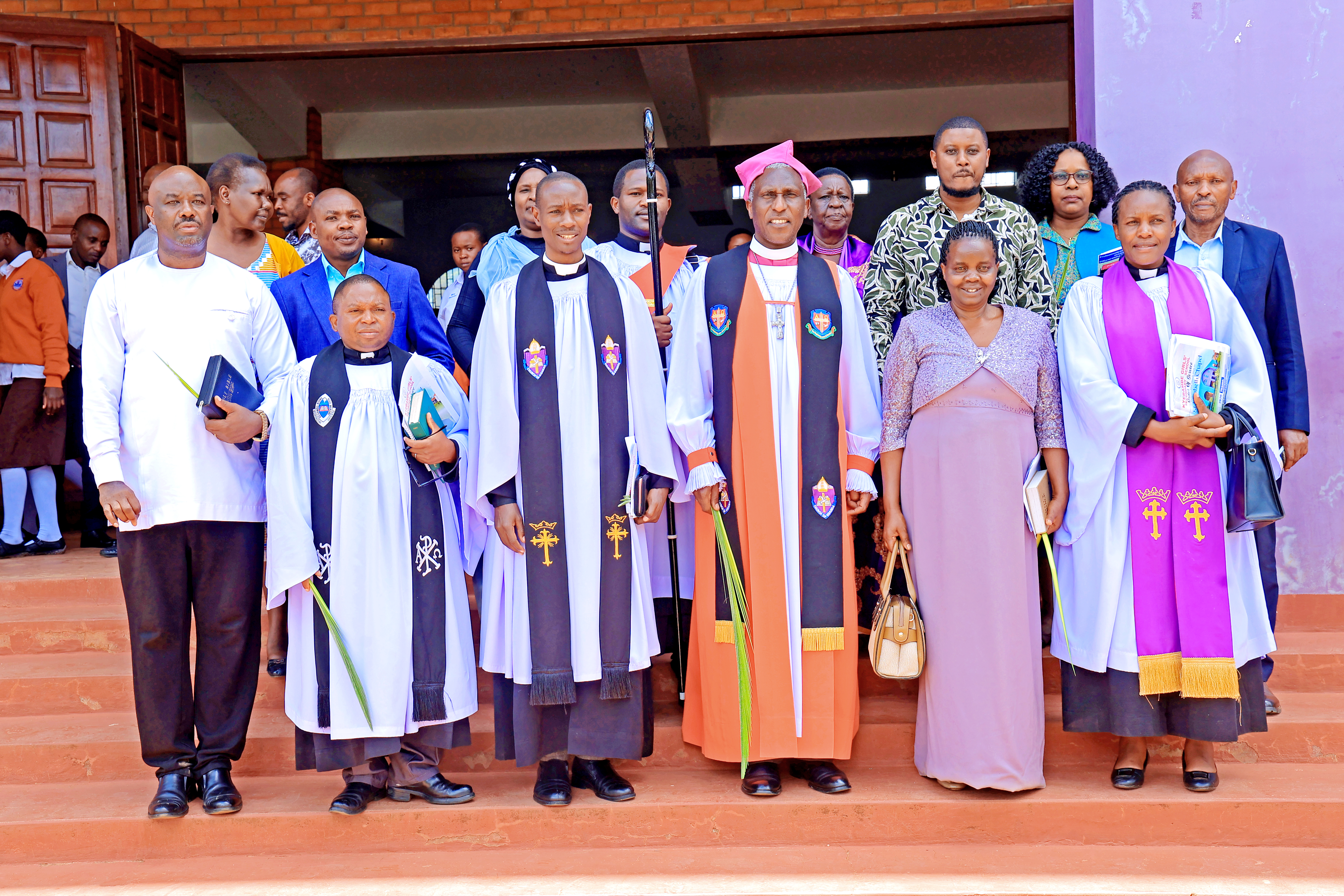 Church leaders at Kyebambe Girls
